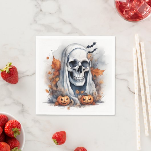 Mystic Halloween Ghost Art Serviette (Beispiel)