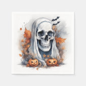 Mystic Halloween Ghost Art Serviette (Vorderseite)