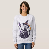 Mystic Halloween Hexe - Spooky Season Apparel Sweatshirt (Vorne ganz)