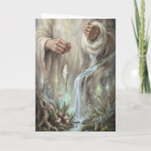 Mystic Hands Spinning Spring Water Roots Fantasy A Karte (Rückseite)