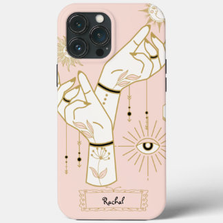 Mystic Hands, Vintag Illustration iPhone Case