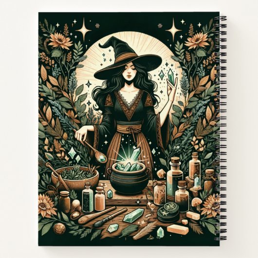 Mystic Herbalist: Die Kunst der Hexerei und des He Notizblock (Rückseite)