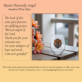 Mystic Himmlisch Angel Weinglas Ohne Stiel