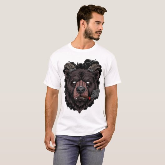 Mystic Horned Bear  T-Shirt (Vorne ganz)