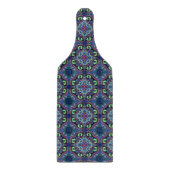 Mystic Indigo Bloom - Ziermuster Schneidebrett (Vorderseite)