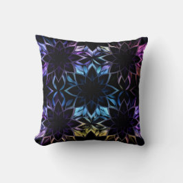 Mystic Iridescent Geo Blume Pillow Kissen