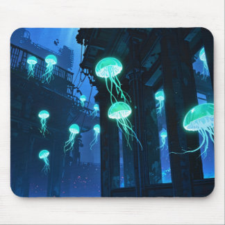 🌊 🐙 Mystic Jellyfish - Atlantis Depths Mousepad