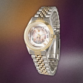 Mystic Journey Ahead, Boho in braun und schwarz | Armbanduhr