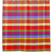 Mystic Kariert MM Duschvorhang (Vorderseite)