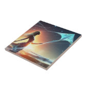 Mystic Kite Flyer Fliese (Seite)