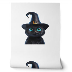 Mystic Kitty - Halloween Cat Classic T - Shirt Tapete