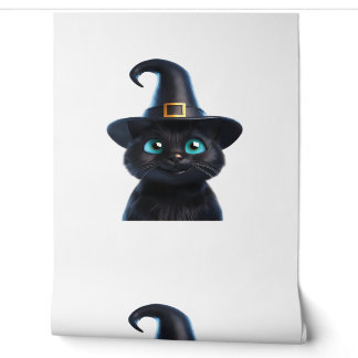 Mystic Kitty - Halloween Cat Classic T - Shirt Tapete