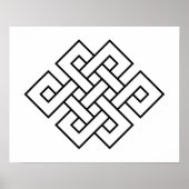 Mystic Knot - B&W 1 Poster (Vorne)