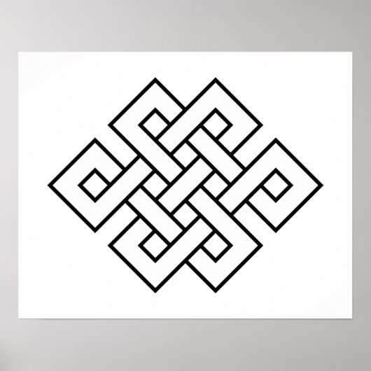 Mystic Knot - B&W 1 Poster (Vorne)