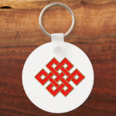 Mystic Knot - Red & Gold 1 Schlüsselanhänger (Vorderseite)