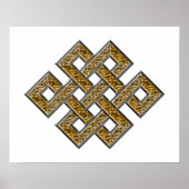 Mystic Knot - Silver & Gold 2 Poster (Vorne)