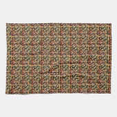 Mystic Kuba Tuch Tool Dyed Geometric Kitchen Towe (Horizontal)