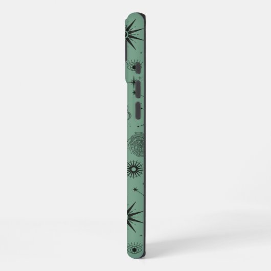 Mystic Kundalini Pattern iPhone Hülle (Linke Seite)