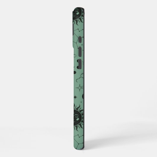 Mystic Kundalini Pattern iPhone Hülle (Linke Seite)