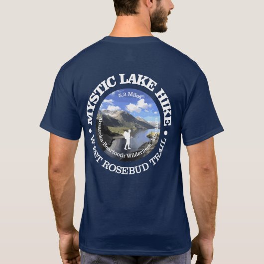 Mystic Lake Hike (rd) T-Shirt (Rückseite)