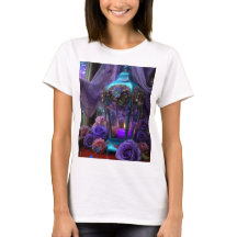 Mystic Lantern und Purple Roses Grafik-T-Shirt – G