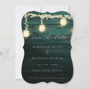 Mystic Lantern Wedding Save the Date Einladung
