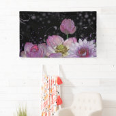 Mystic lotus 3' x 5' Banner (Insitu)
