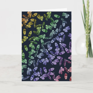 Mystic Magick Rainbow Crystes Hexchy Wiccan Art Karte