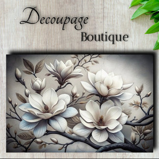 Mystic Magnolias Decoupage Seidenpapier