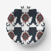 Mystic Mandala Elephant Art Pappteller (Vorderseite)