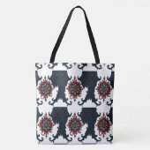 Mystic Mandala Elephant Art Tasche (Vorderseite)