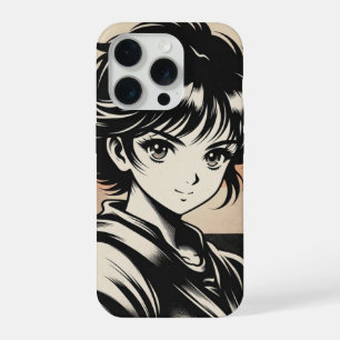 Mystic Manga-Held iPhone-Hülle – Japanisches Ästhe iPhone 15 Pro Hülle