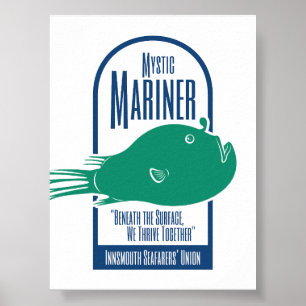 Mystic Mariner Innsmouth Seafarers Gewerkschaft Poster