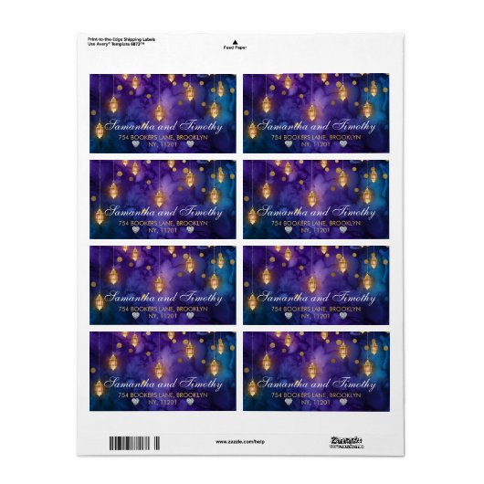 Mystic Marrakesh Night Lanterns & Bokeh Wedding (Vorne)