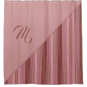 Mystic Mauve Horizontal Duschvorhang (Vorderseite)