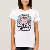 Mystic Meow - Kawaii Siamese Cat T-Shirt (Vorderseite)