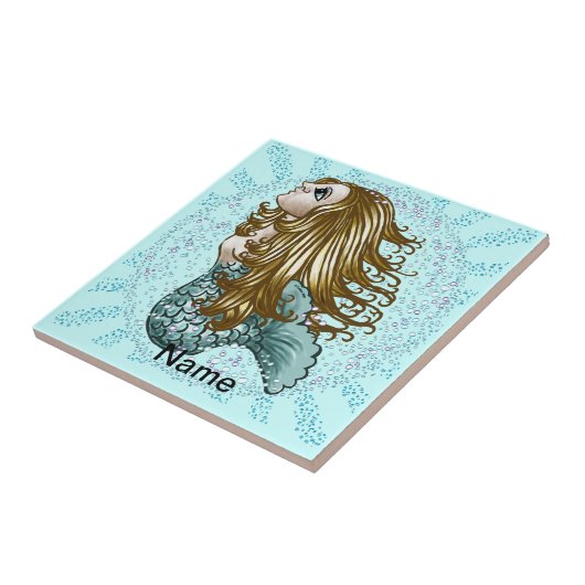 Mystic Mermaid Bubbles Fliese (Seite)