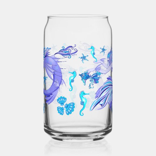 Mystic Mermaid Fairy Lila Creature Keramik Tile Dosenglas (Links)