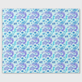 Mystic Mermaid Fairy Lila Creature Keramik Tile Geschenkpapier (Flach)