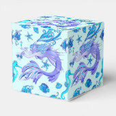 Mystic Mermaid Fairy Lila Creature Keramik Tile Geschenkschachtel (Rückseite)