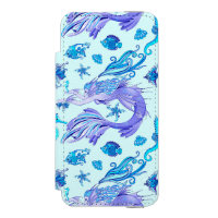 Mystic Mermaid Fairy Lila Creature Keramik Tile