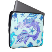 Mystic Mermaid Fairy Lila Creature Keramik Tile Laptopschutzhülle (Vorne Rechts)