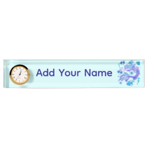 Mystic Mermaid Fairy Lila Creature Keramik Tile Namensplakette