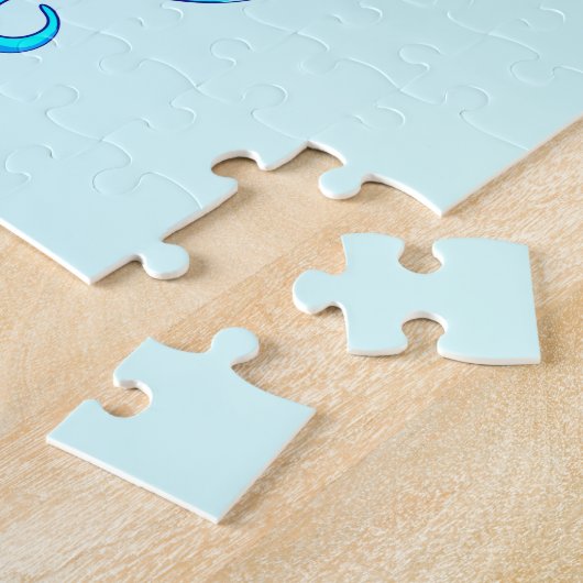 Mystic Mermaid Fairy Lila Creature Keramik Tile Puzzle (Seite)