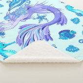 Mystic Mermaid Fairy Lila Creature Keramik Tile Sherpadecke (3/4)