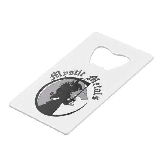 Mystic Metals Flaschenöffner (Vorderseite Schrägansicht)