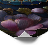 Mystic Metamorphosis - Butterfly Digital Art Poster (Ecke)