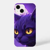 Mystic Midnight Cat iPhone Case iPhone Hülle (Rückseite)