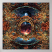 Mystic Moment AI Fantasy Digital Art Print Poster (Vorne)