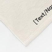 Mystic Moon Boho Rain Blanket | Add Text/Name Fleecedecke (Ecke)